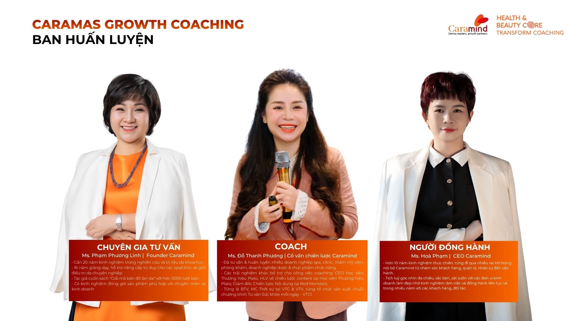 Ban huấn luyện Caramas Growth Coaching